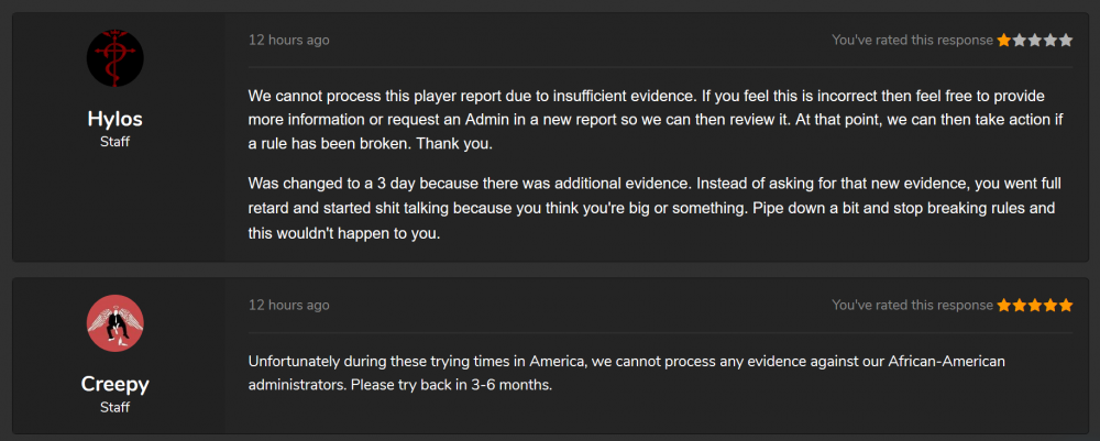 this is my 3rd staff report to Chris GG and he keeps answering himself and not letting me talk to any other admins about his reckless behaviour - Olympus Entertainment - Mozilla Firefox 2020-06-19 12_37_00 PM (2).png